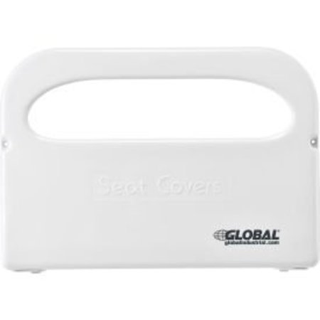 GLOBAL EQUIPMENT Global Industrial„¢ Plastic Toilet Seat Cover Dispenser 16"W x 2-1/5"D x 11"H - White 381P-2T (WHITE)